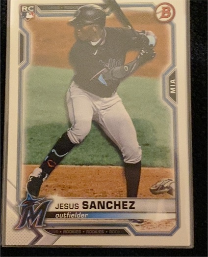 2021 Bowman #100 Jesus Sanchez — front