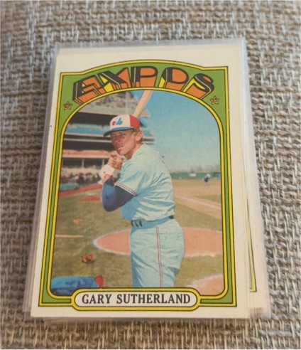 1972 Topps #211 Gary Sutherland — front
