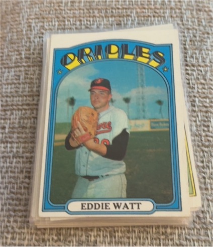 1972 Topps #128 Eddie Watt — front