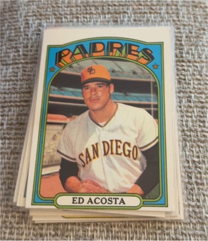 1972 Topps #123 Ed Acosta — front
