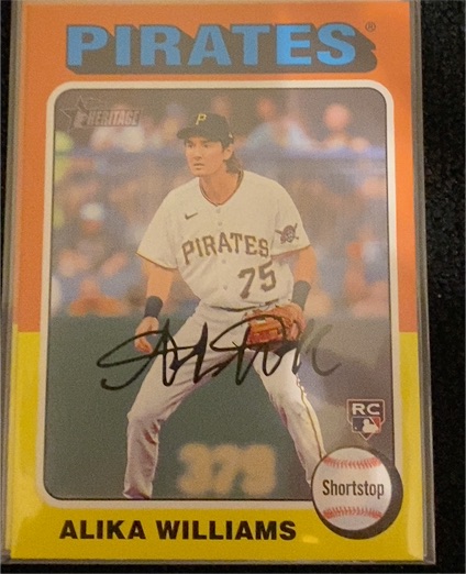 2024 Topps Heritage #128 Alika Williams — front