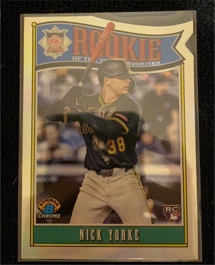 2025 Bowman Chrome #ROY-14 Nick Yorke Rookie of the Year Favorites — front