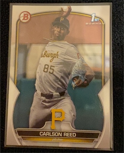 2023 Bowman Draft #BDC-11 Carlson Reed — front