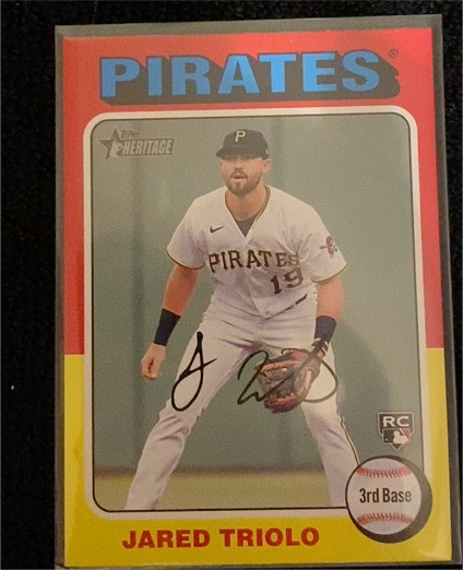 2024 Topps Heritage #253 Jared Triolo — front