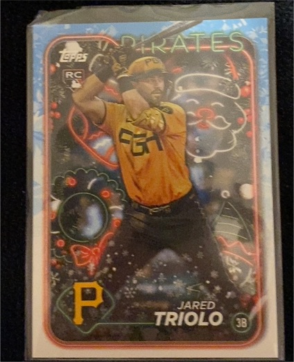 2024 Topps Holiday #H188 Jared Triolo — front