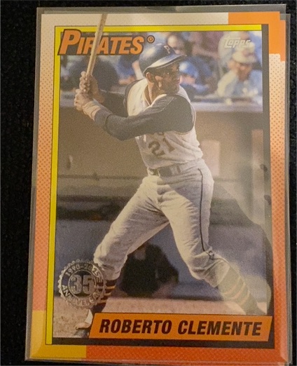 2025 Topps Series 1 35th Anniversary #T90-27 Roberto Clemente — front