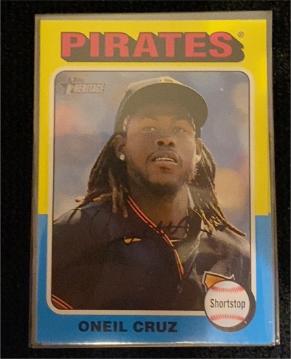 2024 Topps Heritage #131 Oneil Cruz — front