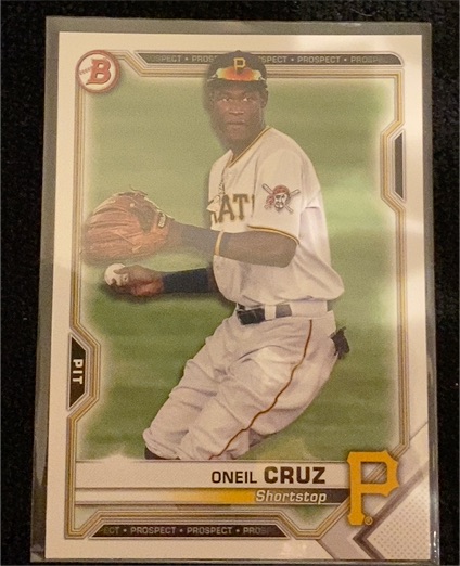 2021 Bowman Prospects #BP-24 Oneil Cruz — front
