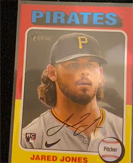 2024 Topps Heritage #675 Jared Jones — front
