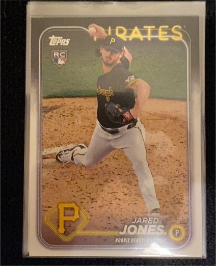 2024 Topps Update Series #US95 Jared Jones Rookie Debut — front