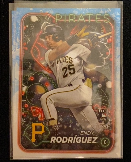 2024 Topps Holiday #H9 Endy Rodríguez — front