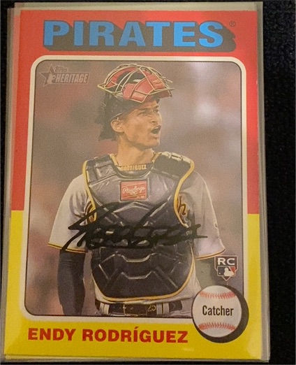 2024 Topps Heritage #488 Endy Rodríguez — front