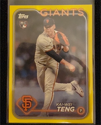2024 Topps Update #US212 Kai-Wei Teng — front