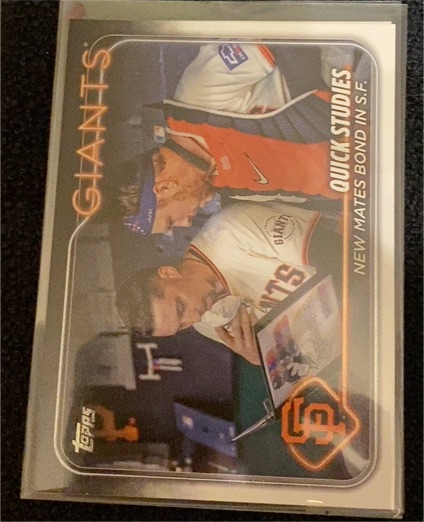 2024 Topps Update #US55 Quick Studies Patrick Bailey / Blake Snell — front