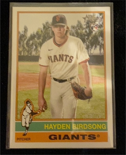 2025 Topps Heritage #324 Hayden Birdsong — front