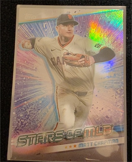 2024 Topps Update Stars of MLB #SMLB-62 Matt Chapman — front