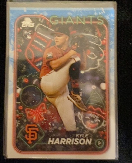 2024 Topps Holiday #H175 Kyle Harrison — front
