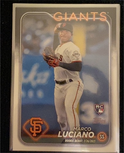 2024 Topps Update #US217 Marco Luciano — front