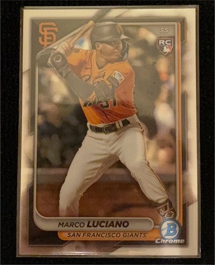 2024 Bowman Chrome #43 Marco Luciano Rookie — front