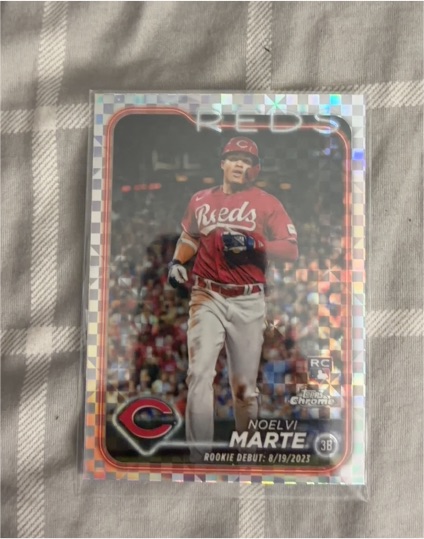 2024 Topps Chrome Update #USC91 Noelvi Marte — front