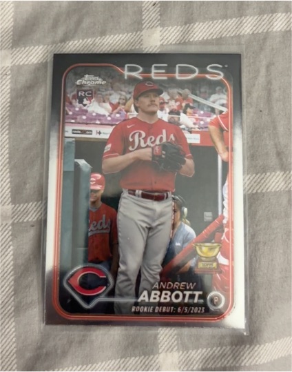 2024 Topps Chrome Update #USC34 Andrew Abbott — front