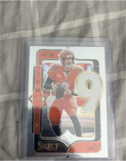 2024 Panini Select Numbers #15 Joe Burrow — front