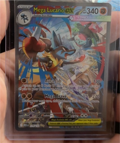 2022 Pokémon TCG Mega Evolutions #179 Mega Lucario EX — front