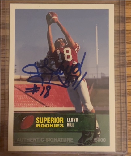 1994 Superior Rookies #42 Lloyd Hill — front