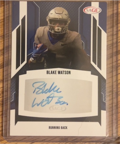 2024 Sage HIT Low Series Autographs #A-BW Blake Watson — front