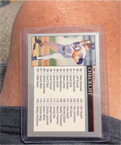 1992 Leaf #133 Nolan Ryan Checklist — front