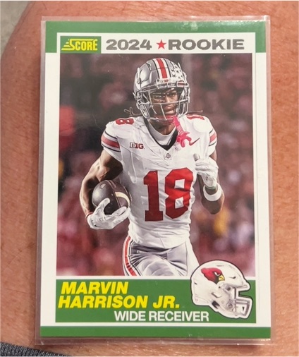 2024 Score #4 Marvin Harrison Jr. — front