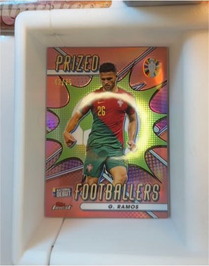 2023 Topps Finest UEFA EURO 2024 Prized Footballers #PF-GR G. Ramos — front