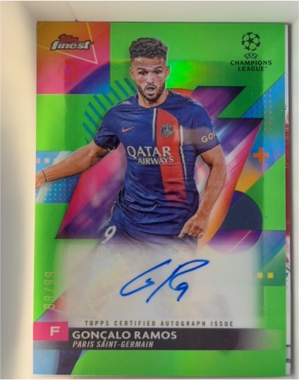 2023-24 Topps Finest Champions League #A-GM Goncalo Ramos — front