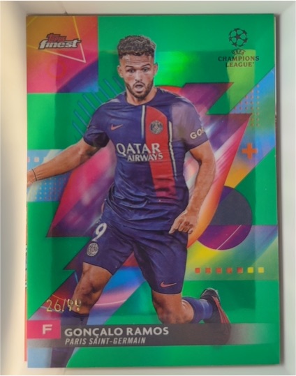 2023-24 Topps Finest UEFA Club Competitions #15 Goncalo Ramos — front