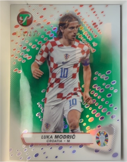 2023 Topps Pristine Road to Euro 2024 #18 Luka Modrić — front