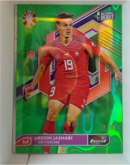 2023 Topps Finest Road to UEFA Euro 2024 #72 Ardon Jashari — front