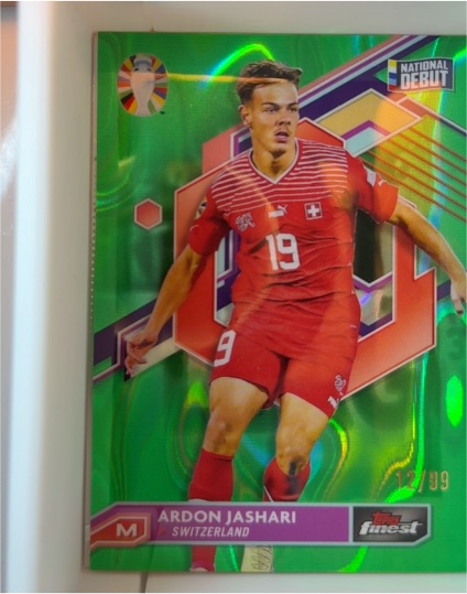 2023 Topps Finest Road to UEFA Euro 2024 #M Ardon Jashari — front
