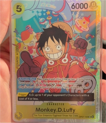 One Piece Card Game OP07-109 Monkey.D.Luffy 500 Years in the Future — front