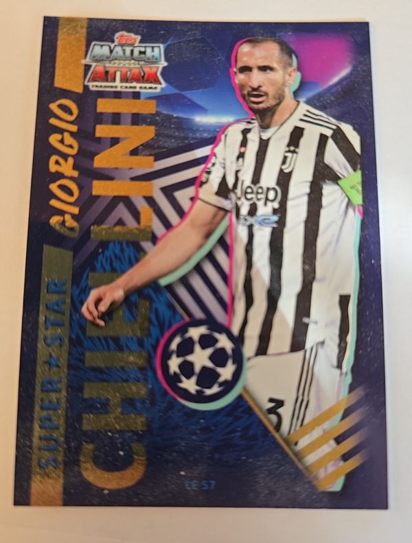 2021 Topps Match Attax Champions League #LE S7 Giorgio Chiellini — front