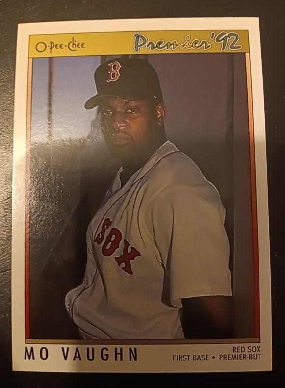 1992 O-Pee-Chee Premier #50 Mo Vaughn — front