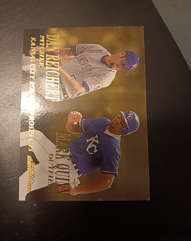 2000 Skybox Dominion #277 Prospect Dan Reichert Mark Quinn RC Baseball Card — front