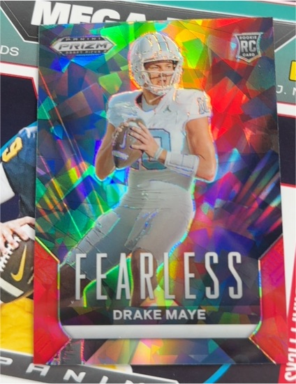 2024 Panini Prizm Draft Picks Fearless #F-DM Drake Maye — front
