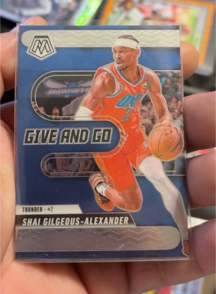 2024-25 Panini Mosaic #2 Shai Gilgeous-Alexander Give and Go — front
