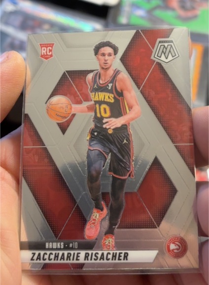 2024-25 Panini Mosaic #213 Zaccharie Risacher — front