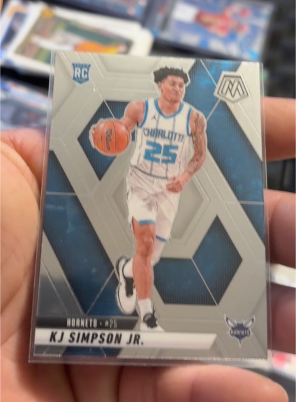 2020-21 Panini Mosaic #25 KJ Simpson Jr. — front
