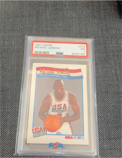 1991 Hoops #579 Michael Jordan — front