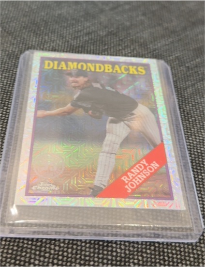 2023 Topps Chrome Update 1988 Silver Pack Mojo Randy Johnson — front