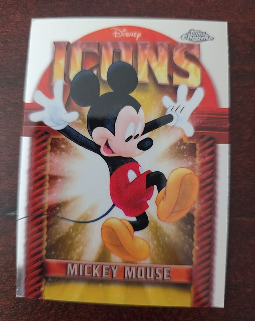 2025 Topps Chrome Disney Icons #DI-1 Mickey Mouse — front