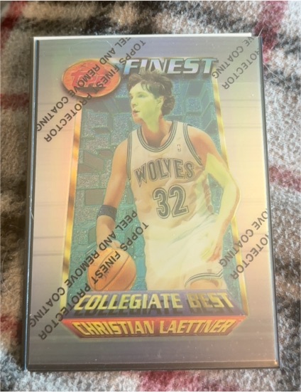 1994-95 Topps Finest #207 Christian Laettner — front