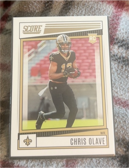 2022 Score #378 Chris Olave Rookie Card — front